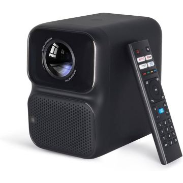 Xiaomi Proiector multimedia Wanbo TT, Focalizare automata, Full HD, 1080p, 650 lumeni, Bluetooth 5.1, Wi-Fi 2.4GHz 5GHz, Android 9.0, Negru
