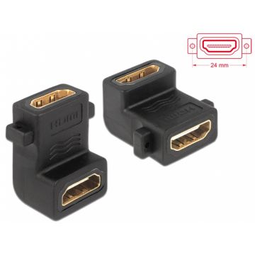 Adaptor HDMI in unghi M-M, Delock 65510