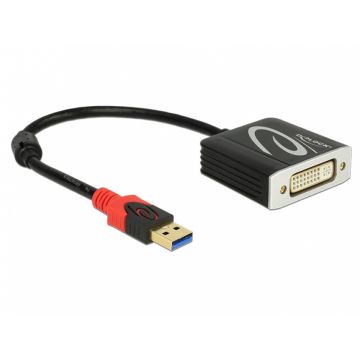 Adaptor USB 3.0 la DVI T-M, Delock 62737