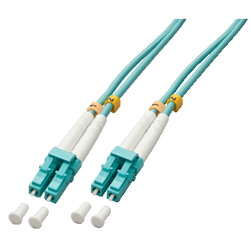 Cablu fibra optica LC-LC OM3 Duplex Multimode 50m, Lindy L46402 Cablu fibra optica LC-LC OM3 Duplex Multimode 50m, Lindy L46402