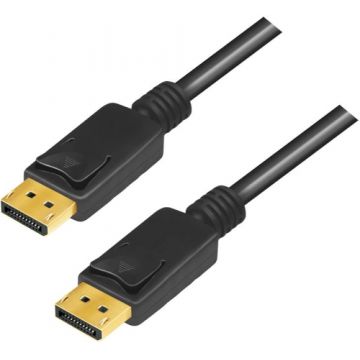 Cablu video Logilink CV0139 DisplayPort Male - DisplayPort Male, v1.4, 5 m, Negru