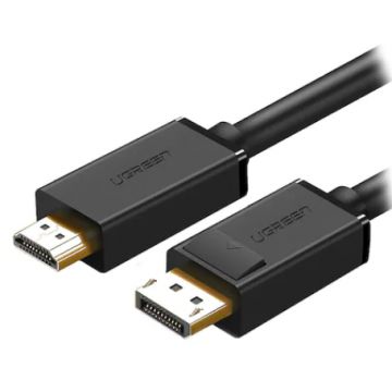 Cablu video Ugreen DP101 DisplayPort Male - HDMI Male, 3 m, Negru