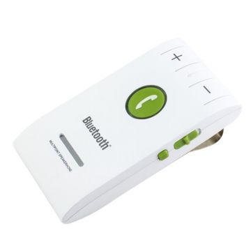 Car Kit Bluetooth Techstar® 6E, Wireless, Bluetooth 4.1, MultiPoint, Microfon Integrat, Acumulator, Difuzor 2W