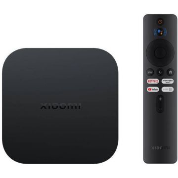Media-player Xiaomi TV Box S 2nd Gen, 4K Ultra HD, Negru