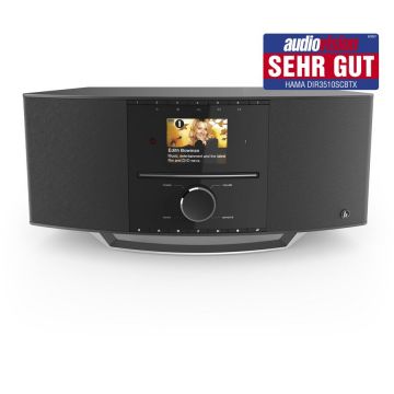 Radio DIR3510SCBTX Digital DAB+ Internet Radio CD Bluetooth RX TX App Negru