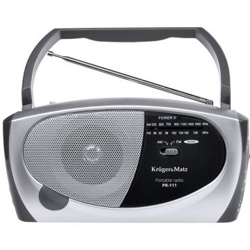 Radio Portabil URZ2038 AM/FM Gri/Negru