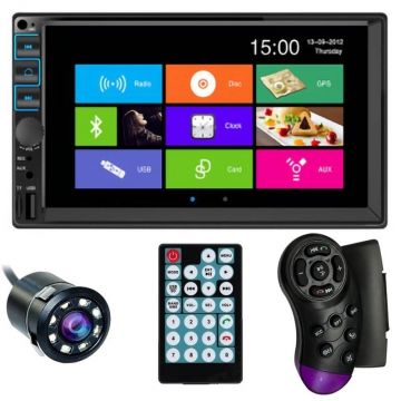 Resigilat MP5 Player Techstar® 7054, 2DIN, Camera Marsarier, Ecran HD Touch 7