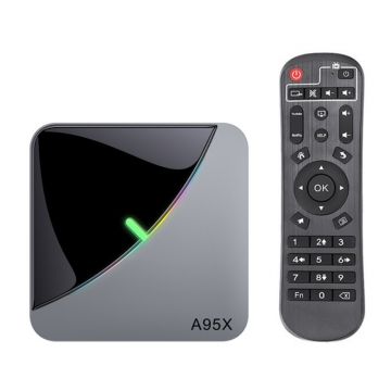 Smart TV Box Mini PC Techstar® A95X F3 Air, RGB, Android 9, 4GB + 32GB ROM, 8K Bluetooth,WiFi 5G, RJ45, Negru Smart TV Box Mini PC Techstar® A95X F3 Air, RGB, Android 9, 4GB + 32GB ROM, 8K Bluetooth,WiFi 5G, RJ45, Negru
