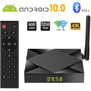 Smart TV Box Mini PC Techstar® TX6S, Android 10, 4GB + 32GB ROM, 8K HDR ,WiFi 5GHz, Allwinner H603 Smart TV Box Mini PC Techstar® TX6S, Android 10, 4GB + 32GB ROM, 8K HDR ,WiFi 5GHz, Allwinner H603