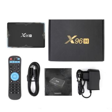 Smart TV Box Mini PC Techstar® X96H, Android 9, 4GB + 32GB ROM, 6K HDR ,WiFi 5Ghz, Bluetooth, HDMI IN/OUT, Allwinner H616 Smart TV Box Mini PC Techstar® X96H, Android 9, 4GB + 32GB ROM, 6K HDR ,WiFi 5Ghz, Bluetooth, HDMI IN/OUT, Allwinner H616