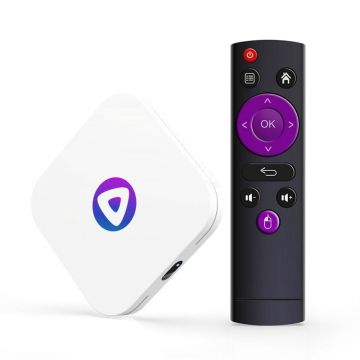 TV Box Techstar® H96 MAX M1 Smart Media Player, 8K, RAM 4GB, ROM 64GB, Android 13, RK3528 Quad Core ARM Cortex-A53, WiFi, Alb TV Box Techstar® H96 MAX M1 Smart Media Player, 8K, RAM 4GB, ROM 64GB, Android 13, RK3528 Quad Core ARM Cortex-A53, WiFi, Alb