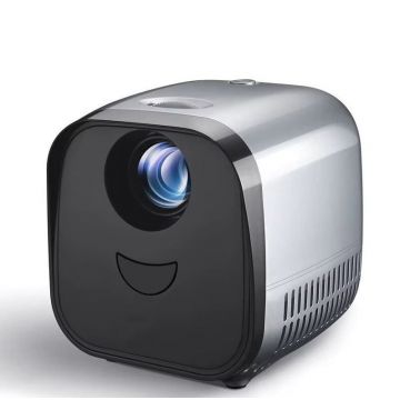 Videoproiector Portabil Techstar® G2, Full HD 1080p, 1000 lumeni, Gri, Mini Proiector cu USB, HDMI, Ideal pentru Home Cinema, Gaming si Prezentari