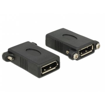 Adaptor Displayport 1.1 M-M panel-mount, Delock 85123