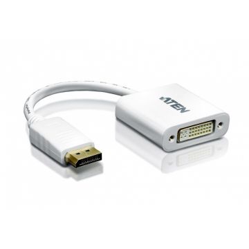 Adaptor Displayport la DVI T-M Alb, ATEN VC965