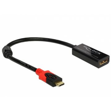 Adaptor Displayport la USB tip C M-T 4K 60 Hz, Delock 63928