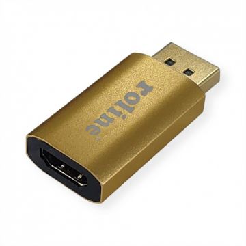 Adaptor GOLD Displayport 1.2 la HDMI activ 4K60Hz T-M, Roline 12.03.3158