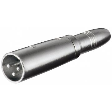 Adaptor XLR 3 pini la jack mono 6.35mm T-M, Goobay G27454