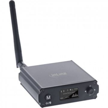 Bluetooth 5.1 HiFi Receiver & USB DAC cu LCD, InLine IL99209M