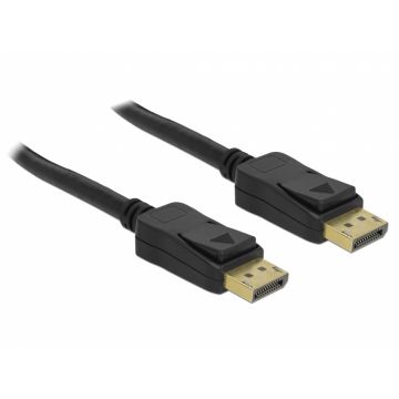 Cablu Displayport 1.2 T-T 4K 60 Hz 7m negru, Delock 84860