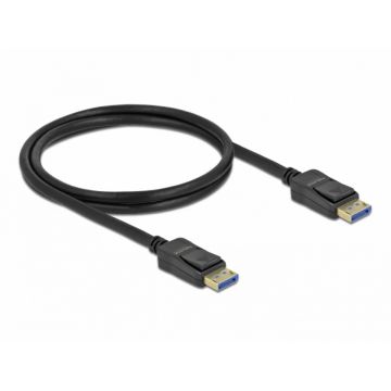 Cablu Displayport 10K60Hz HDR10 54Gbps T-T 1m, Delock 80261
