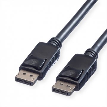 Cablu Displayport 4K60Hz T-T TPE 10m Negru, Roline 11.04.5986