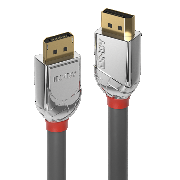 Cablu DisplayPort 4K60Hz T-T v1.2 Cromo Line 3m, Lindy L36303