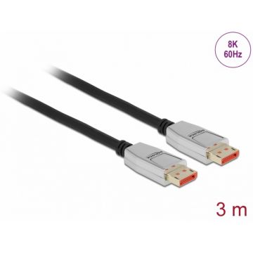 Cablu Displayport 8K60Hz/4K240Hz HDR 3m, Delock 87042