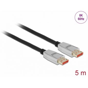 Cablu Displayport 8K60Hz/4K240Hz HDR 5m, Delock 87043