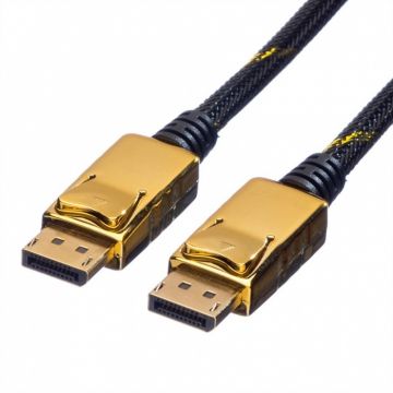 Cablu Displayport GOLD 4K60Hz v1.2 T-T 2m, Roline 11.04.5645