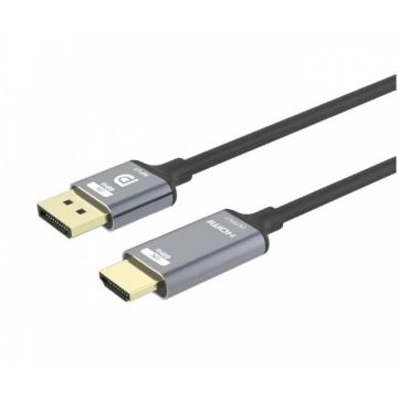 Cablu Displayport la HDMI 8K60Hz/4K144Hz T-T 2m, kportadk05-02