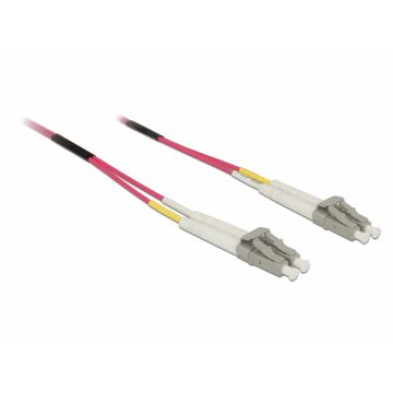 Cablu fibra optica LC- LC Multimode OM4 10m, Delock 84644