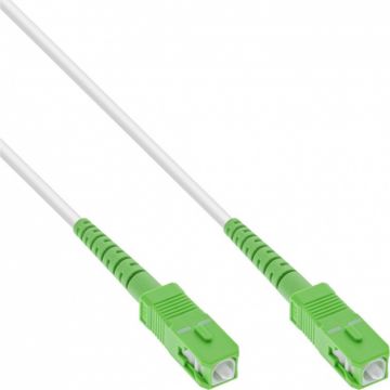 Cablu fibra optica Simplex FTTH SC/APC - SC/APC OS2 50m, Inline IL88350 Cablu fibra optica Simplex FTTH SC/APC - SC/APC OS2 50m, Inline IL88350