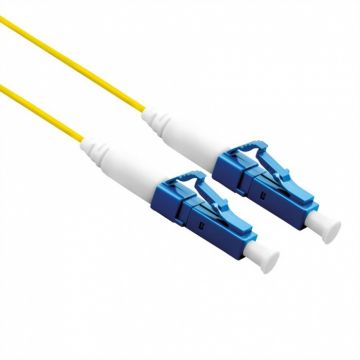 Cablu Jumper fibra optica LC-LC OS2 UPC Simplex LSOH 10m, Roline 21.15.8847
