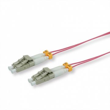 Cablu slim Fibra optica LC- LC OM4 violet 10m, Roline 21.15.9265 Cablu slim Fibra optica LC- LC OM4 violet 10m, Roline 21.15.9265