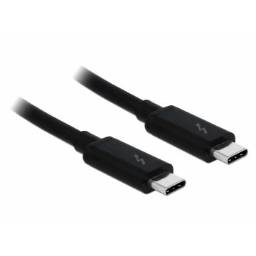 Cablu Thunderbolt 3 (20 Gb/s) USB-C pasiv 3A T-T 2m, Delock 84847