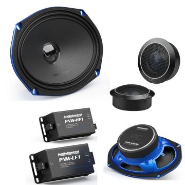 Set 2 Difuzoare componente, Audiocontrol PNW-69CS2, 100 watts, 152x228 mm, 6