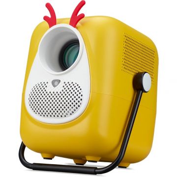 Acer Videoproiector Acer Aopen QF23s, LCD, 1080p, 200 lm, HDMI, Boxe, Galben