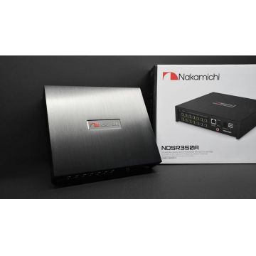 Amplificator cu DSP Nakamichi NDSR350A, 12 canale amplificate, 4 ohmi, 4 x 25 W + 4 x 40 W + 2 x 80 / 1 x 160 W RMS