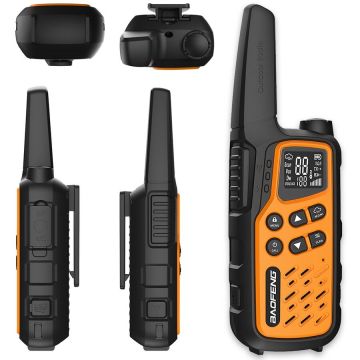 BAOFENG Statie Walkie-Talkie Baofeng BF-T25E, Portocaliu
