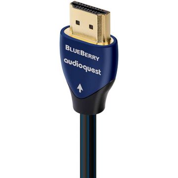 Cablu video Audioquest BlueBerry 18, HDMI Male - HDMI Male, v2.0, 3m, albastru-negru Cablu video Audioquest BlueBerry 18, HDMI Male - HDMI Male, v2.0, 3m, albastru-negru