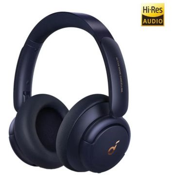 Casti Anker On-Ear, Casti Over-Ear, Soundcore Q30, Albastru Casti Anker On-Ear, Casti Over-Ear, Soundcore Q30, Albastru