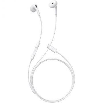 Casti Encok CZ19, In-ear, Control pe fir, Drivere 13 mm, USB-C, Lungime cablu 1.1m, Alb Casti Encok CZ19, In-ear, Control pe fir, Drivere 13 mm, USB-C, Lungime cablu 1.1m, Alb