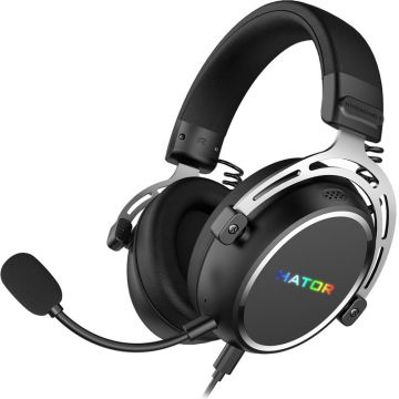 Casti Gaming HATOR Hypergang 3 USB Black Casti Gaming HATOR Hypergang 3 USB Black