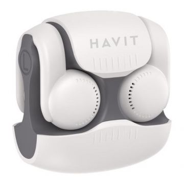 Casti true wireless HAVIT OWS907, Bluetooth 5.3, TWS, In-Ear, Control tactil, TWS (Gri)