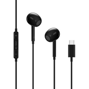 Casti Ultraboost Core G2, In-ear, Control pe fir, USB-C, Lungime cablu 1.2m, Negru Casti Ultraboost Core G2, In-ear, Control pe fir, USB-C, Lungime cablu 1.2m, Negru