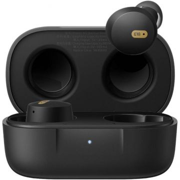 Casti Wireless Bowie E18 Bluetooth 5.3 300mAh IPX4 Cablu USB-C Inclus Negru Casti Wireless Bowie E18 Bluetooth 5.3 300mAh IPX4 Cablu USB-C Inclus Negru