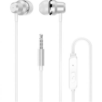 Casti X10 Pro, In-ear, Control pe fir, Jack 3.5mm, Lungime cablu 1.2m, Alb Casti X10 Pro, In-ear, Control pe fir, Jack 3.5mm, Lungime cablu 1.2m, Alb