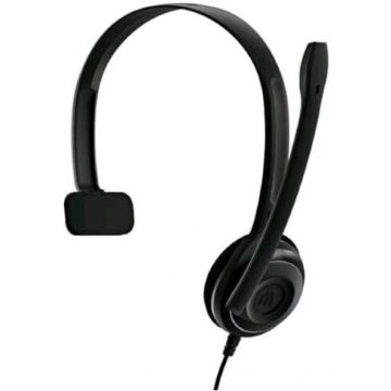 EPOS Casti Epos Sennheiser PC 7 USB cu fir, on-ear, pentru birou, USB tip A, Negru