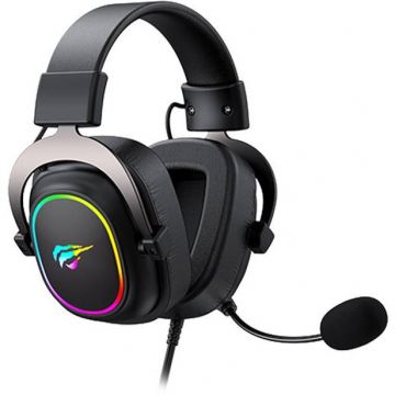 HAVIT Casti pentru gaming Havit H2002P RGB, Negru