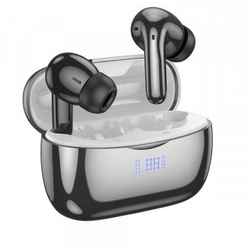 HOCO Handsfree Bluetooth HOCO EQ16, TWS, ANC, Negru